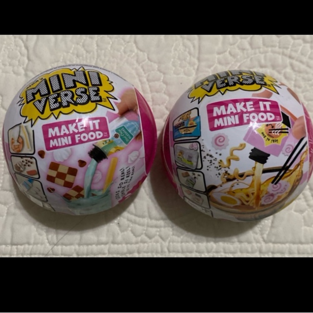 Mini Verse Make It Mini Food Toy Set - Pink( 2 Sets)